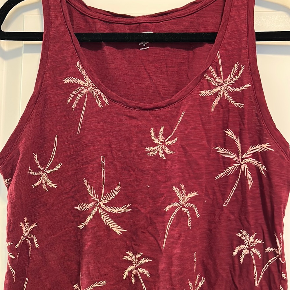 Old Navy Palm Tree Tank Top